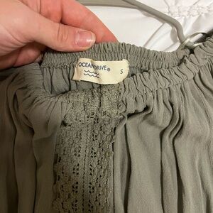 Ocean Drive Green Blouse